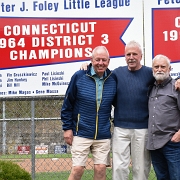 Fred Squires, Roger Swiderski and Tommy Somers,  members of the 1964 PJF District 3 champions