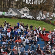 Fans throwing out the Tennis Ball Toss